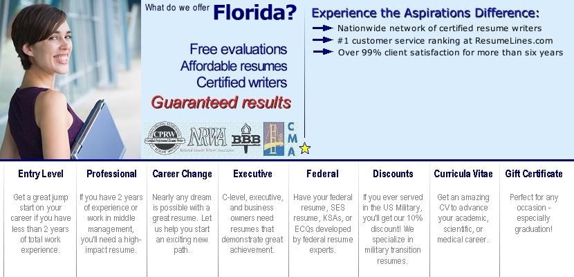 florida resume writer writers