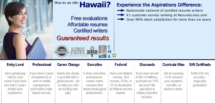 hawaii resume writer writers