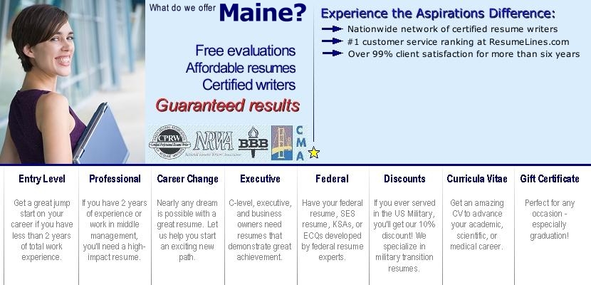 maine resume writer writers